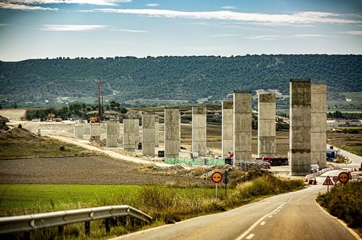 Obras de la Autovía del Duero. - Foto: Jonathan Tajes